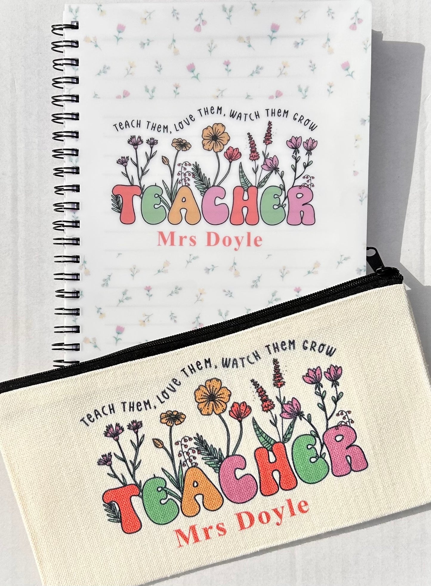 Personalised A5 Teacher Notebook