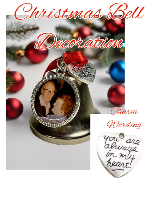 Personalised Christmas Bell Decoration