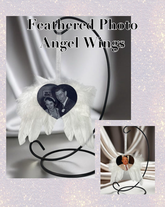 Personalised Feathered Angel Wings