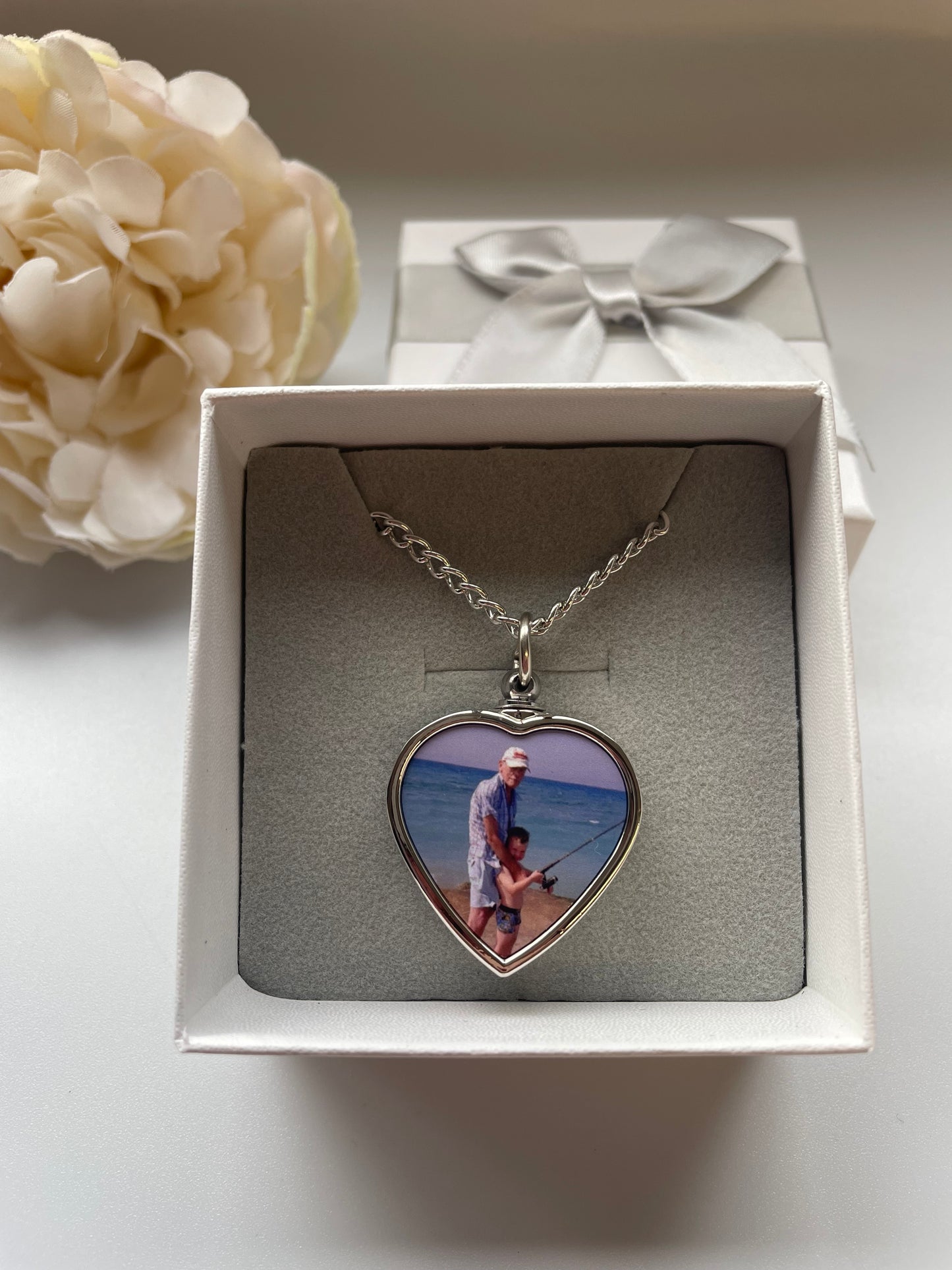 Memorial Heart Shaped Urn Necklace