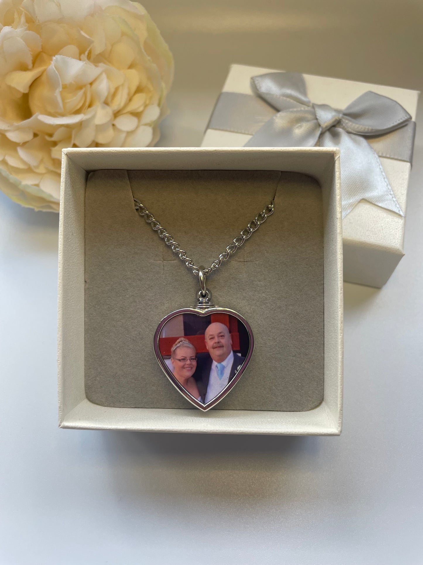 Memorial Heart Shaped Urn Necklace