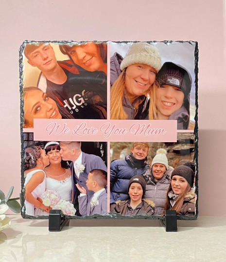 Photo Slate Prints/Slate Pictures/Picture Gift/Photo Gift - Square