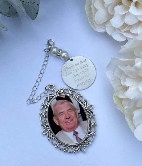 Oval Memorial Charms/Wedding Charm/Memory Charm