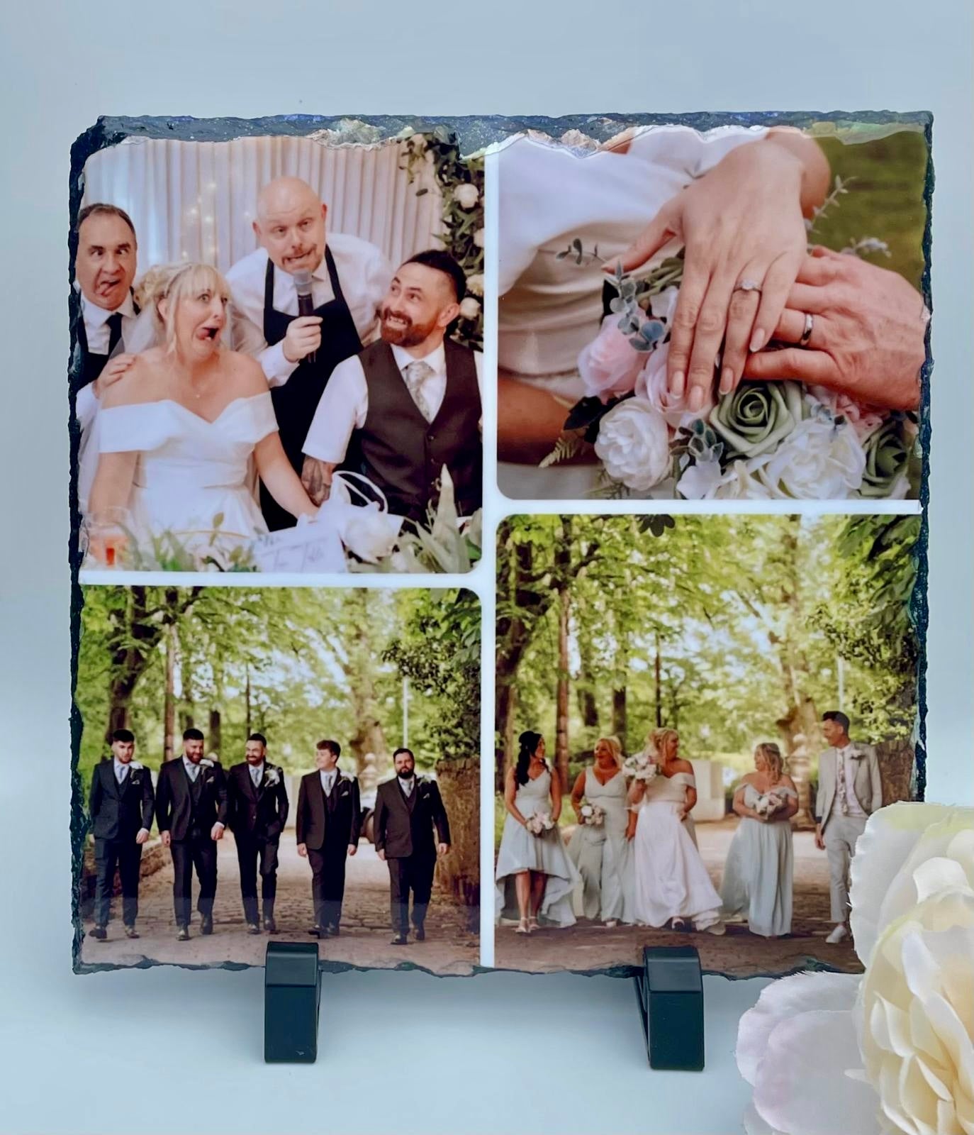 Photo Slate Prints/Slate Pictures/Picture Gift/Photo Gift - Square