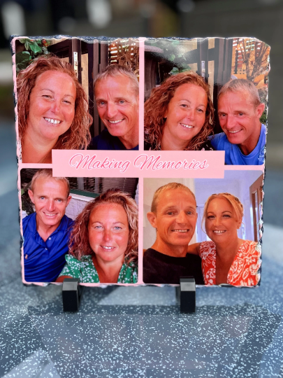 Photo Slate Prints/Slate Pictures/Picture Gift/Photo Gift - Square