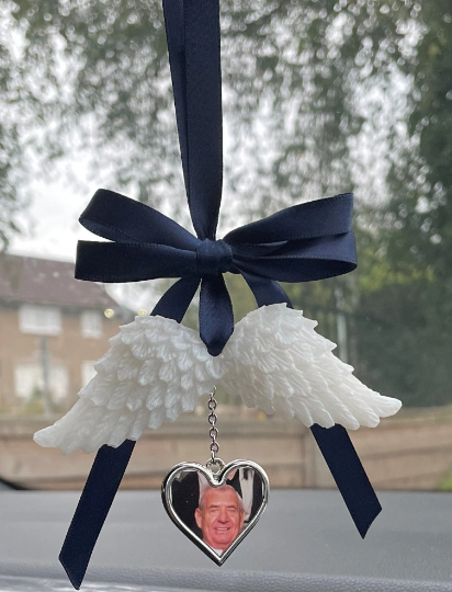 Guardian Angel Wings/Photo Angel Wings/Memory Angel Wings/Photo Hanging Angel Wings/Angel Wing Ornament/Memorial Angel Wings