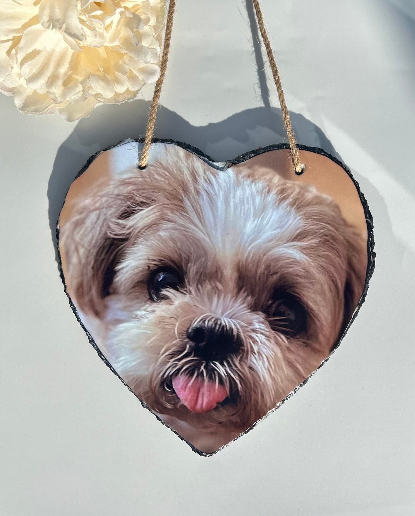 Hanging Heart Photo Slates