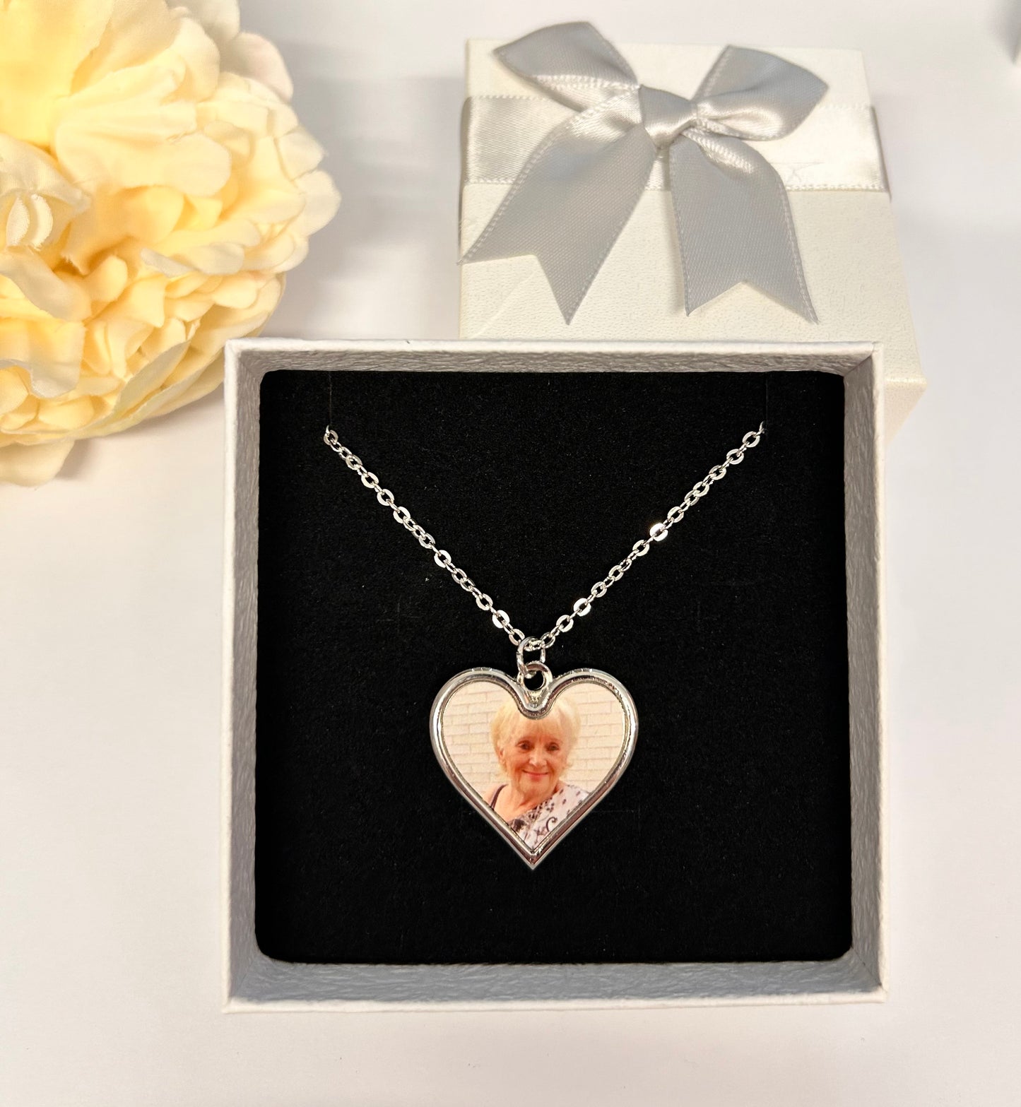 Photo Heart Necklace