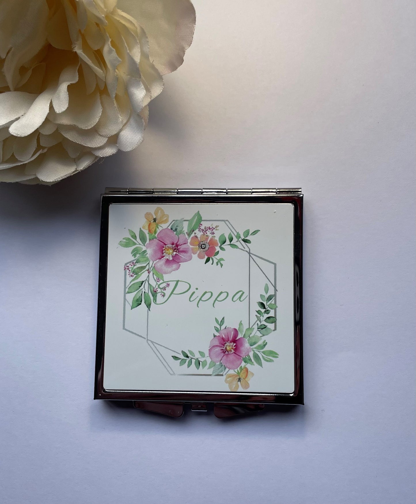 Personalised Named Compact Mirrors