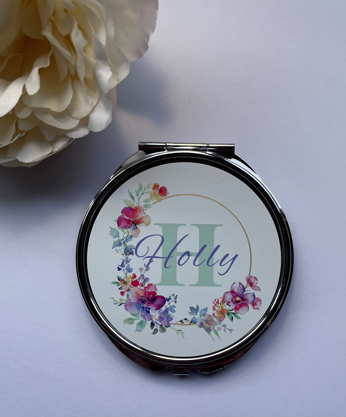 Personalised Named Compact Mirrors