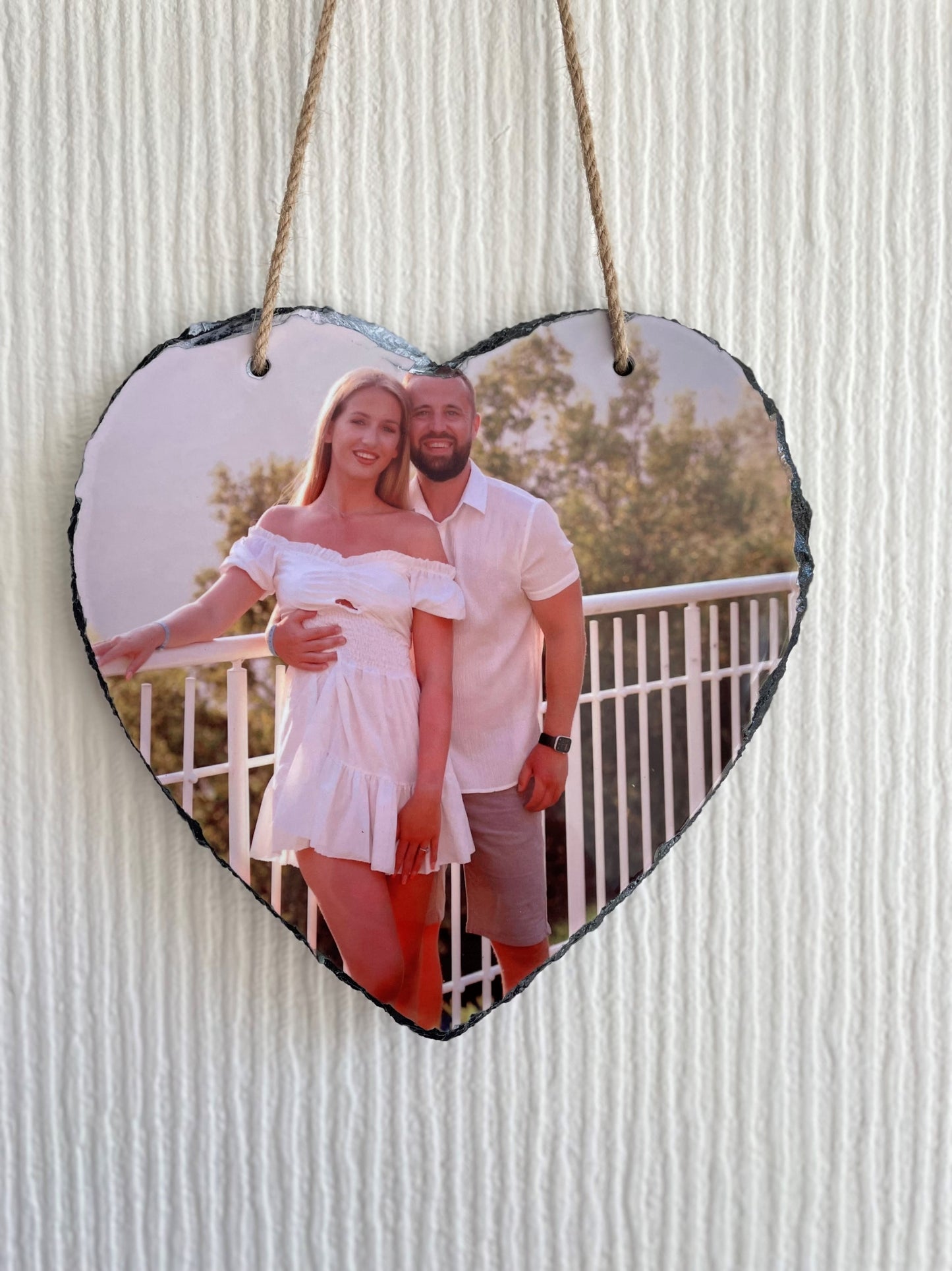 Hanging Heart Photo Slates