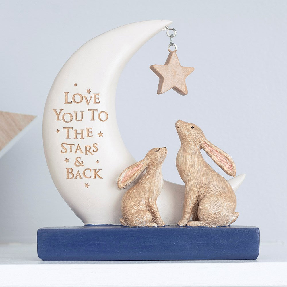 I Love You To The Stars and Back Resin Ornament